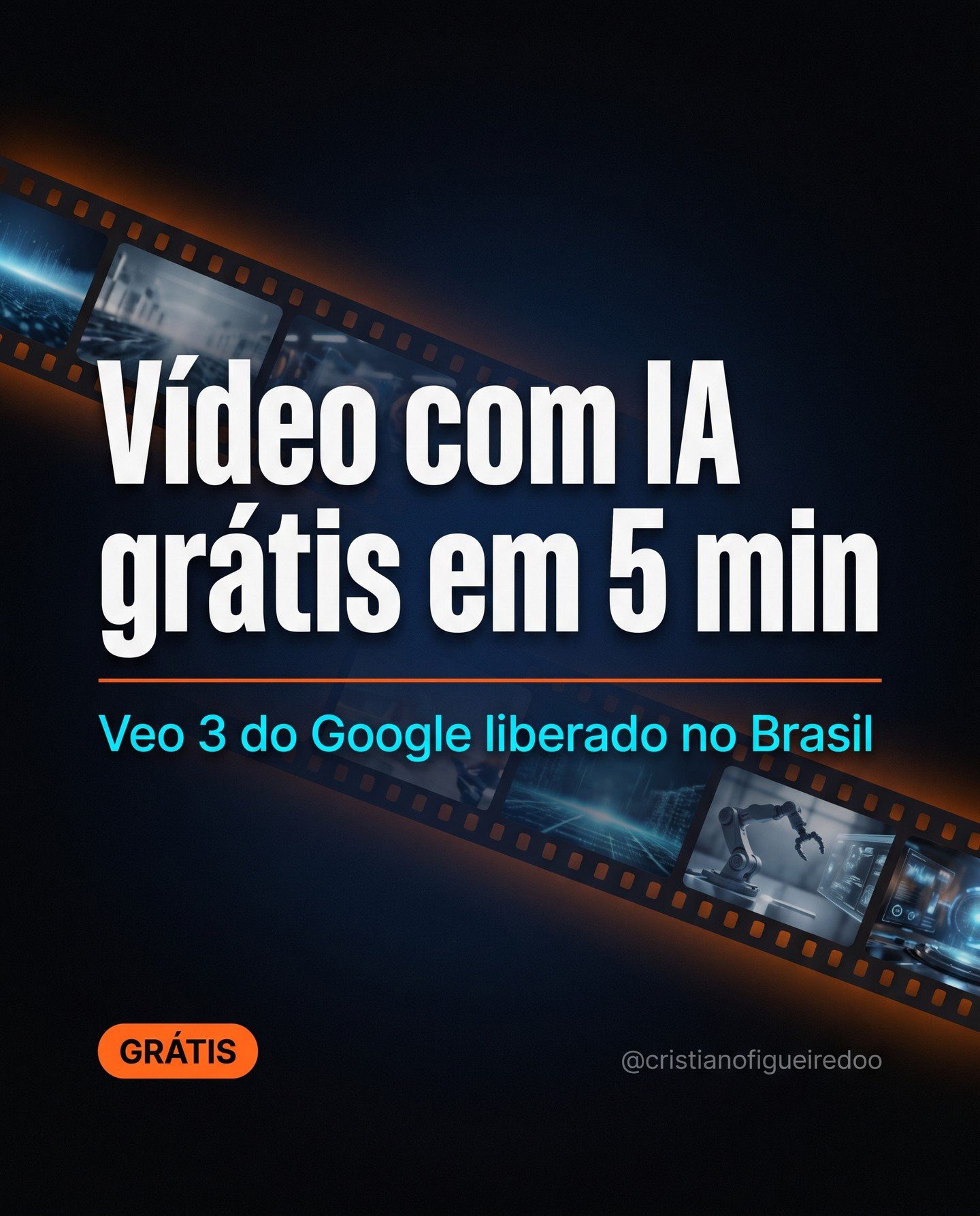 Slide 1 do carrossel sobre Veo 3